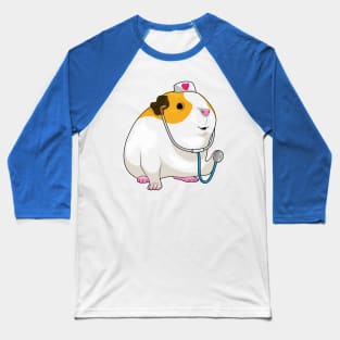 Guinea pig Nurse Stethoscopes Baseball T-Shirt